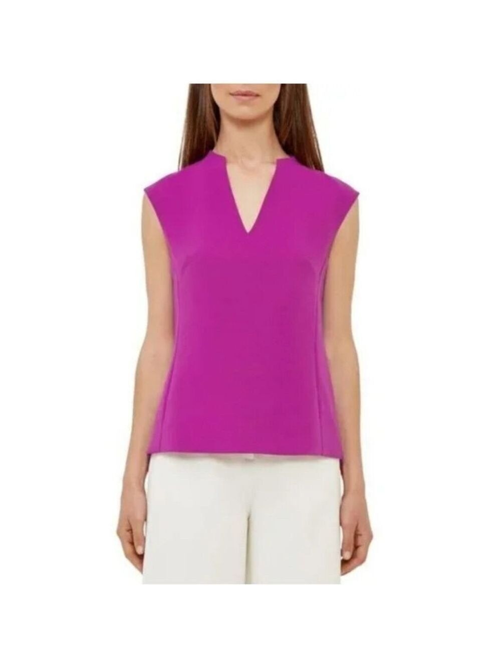 Ted Baker Magenta High Neck Top Small